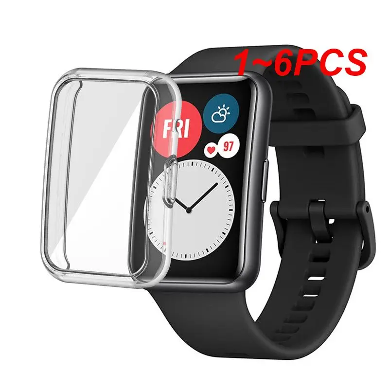 1 ~ 6ШТ Изогнутое Защитно Стъкло От Меки Влакна За Часа Fit Mini Smartwatch Full Screen Protectors Film Cover Аксесоари