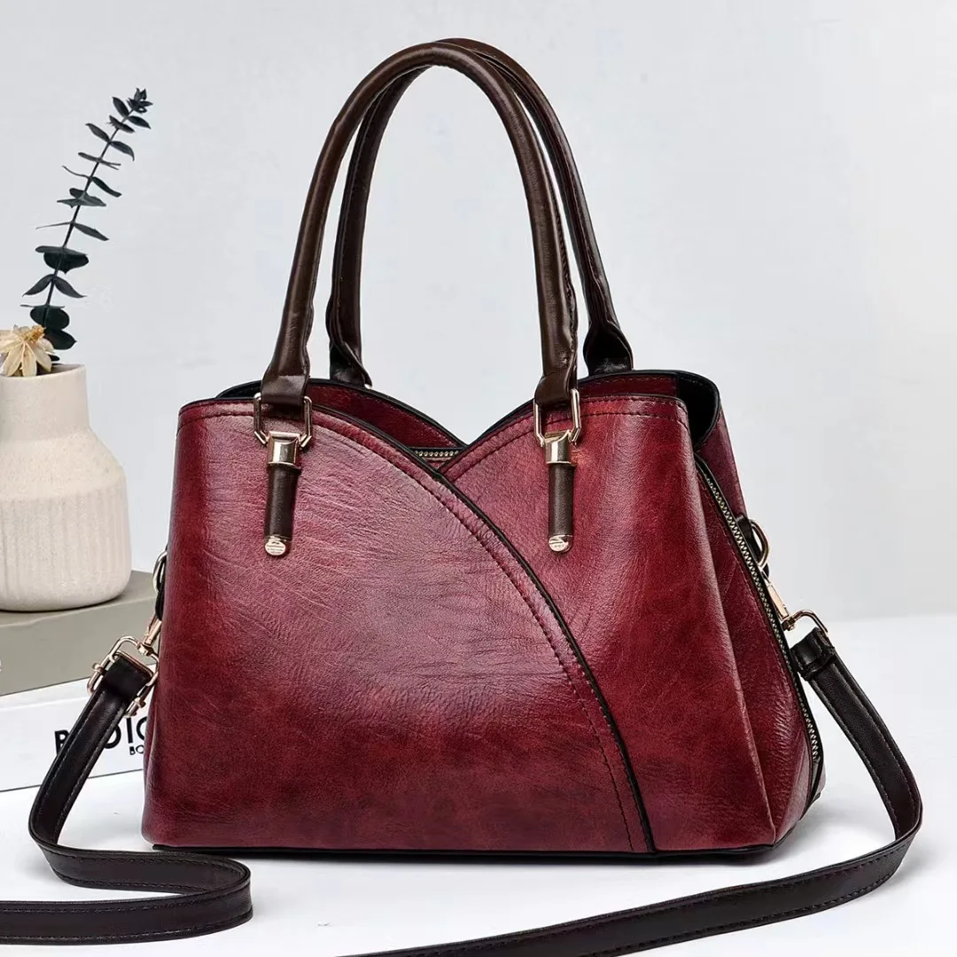 Чанти, Модни ежедневни дамски чанти Чанта от изкуствена кожа Женствена чанта през рамо