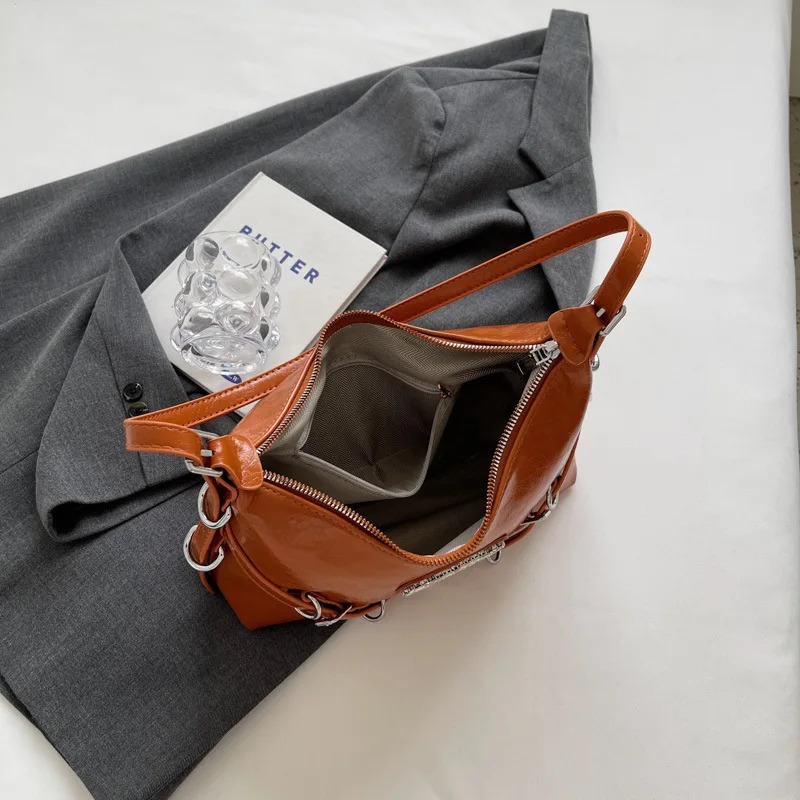 Дамски чанта под мишка с модерен диаманти, малка дизайнерска дамска чанта и портфейл верига, дамски чанти-скитник през рамо bolsa black