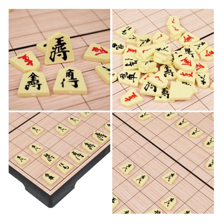 Средната сгъваема магнитна дъска Японски набор от шоги японски шах